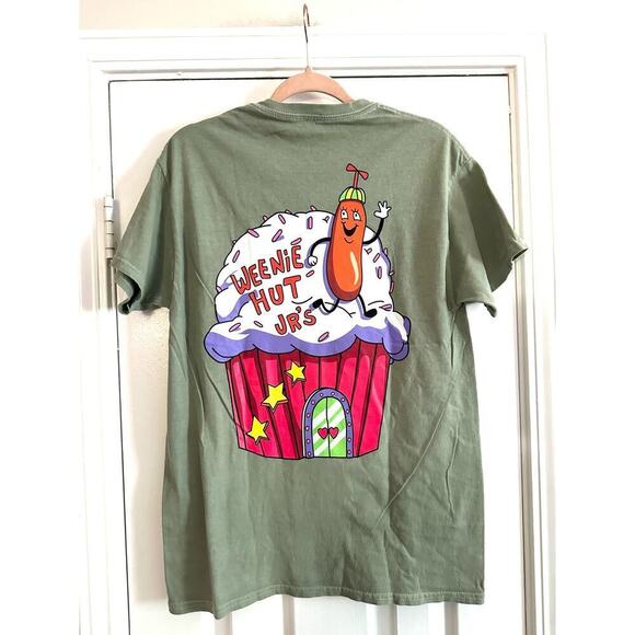 NWOT Licensed Nickelodeon SpongeBob SquarePants Weenie Hut Jr’s Tee Unisex Sz M - Picture 4 of 4